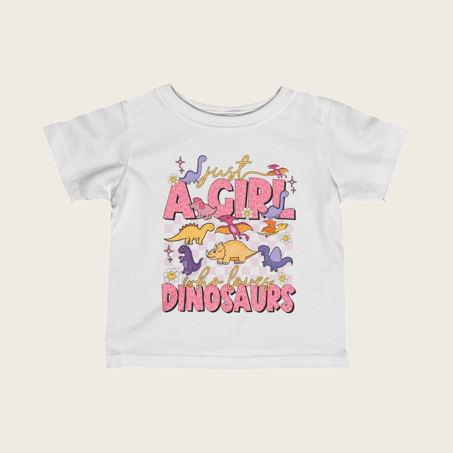 Infant Tee - Just A Girl Who Loves Dinosaurs