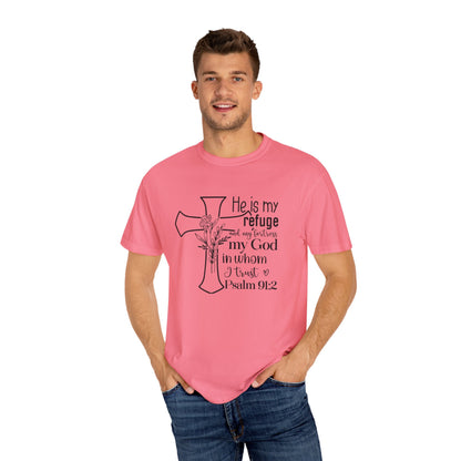 Comfort Colors® Christian Shirt Cross Shirt Every Morning Bible Verse Shirt Religious Women Gift Faith Tee Christian Gifts JesusTee 91:2