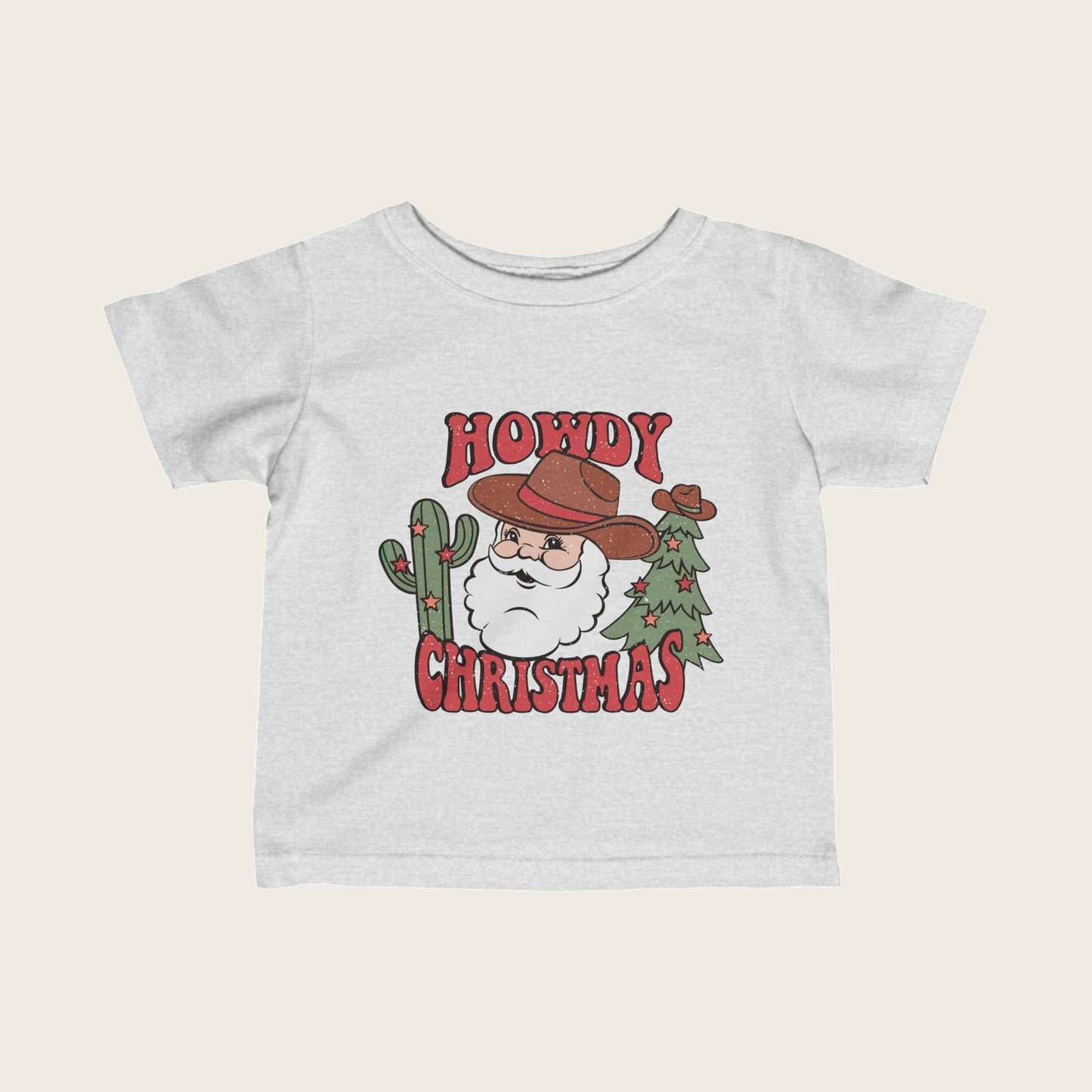 Christmas Infant Tee - Howdy Christmas Santa