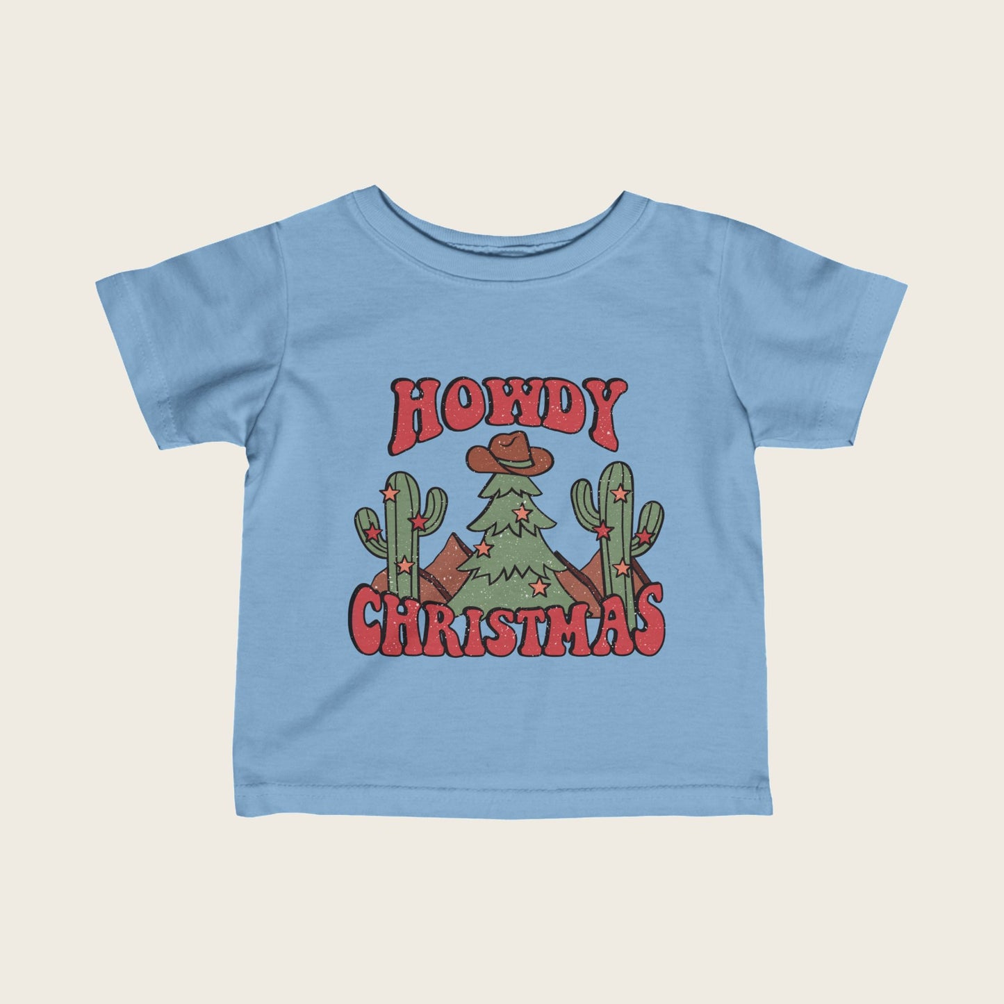 Christmas Infant Tee - Howdy Christmas 02