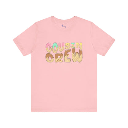 Copy of Donut Cousin Crew Family Matching Shirt Family Photo Shirt BabyAnnouncement Tee Gift for New Parents Birthday