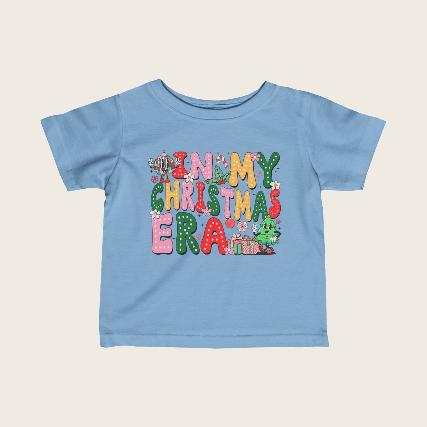 Infant Tee - Christmas Colourful Design