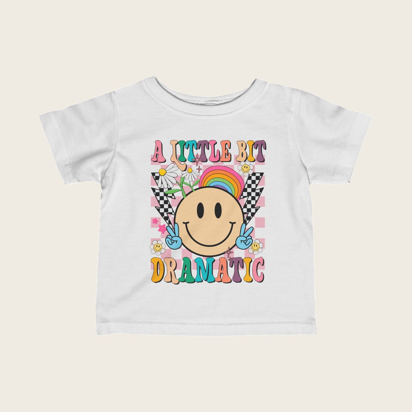 Colorful Infant Tee - A Little Bit Dramatic 02