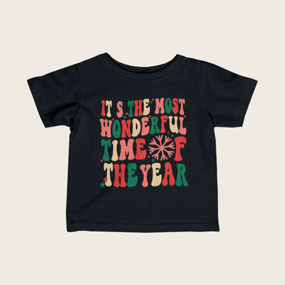 The Most Wonderful Time Of The Year Christmas Infant Tee