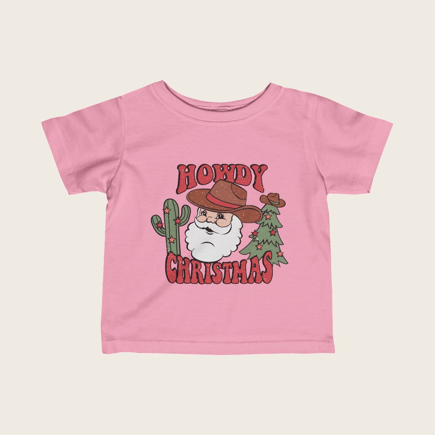 Christmas Infant Tee - Howdy Christmas Santa