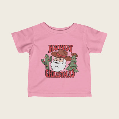 Christmas Infant Tee - Howdy Christmas Santa