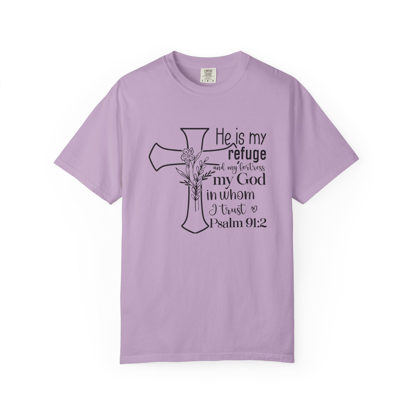 Comfort Colors® Christian Shirt Cross Shirt Every Morning Bible Verse Shirt Religious Women Gift Faith Tee Christian Gifts JesusTee 91:2