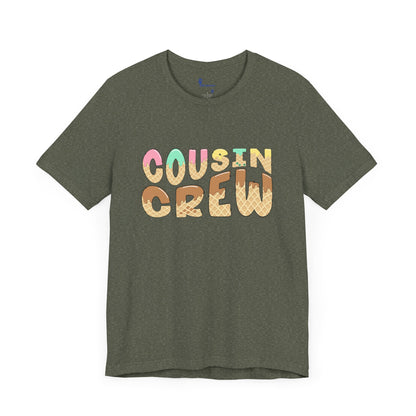 Copy of Donut Cousin Crew Family Matching Shirt Family Photo Shirt BabyAnnouncement Tee Gift for New Parents Birthday