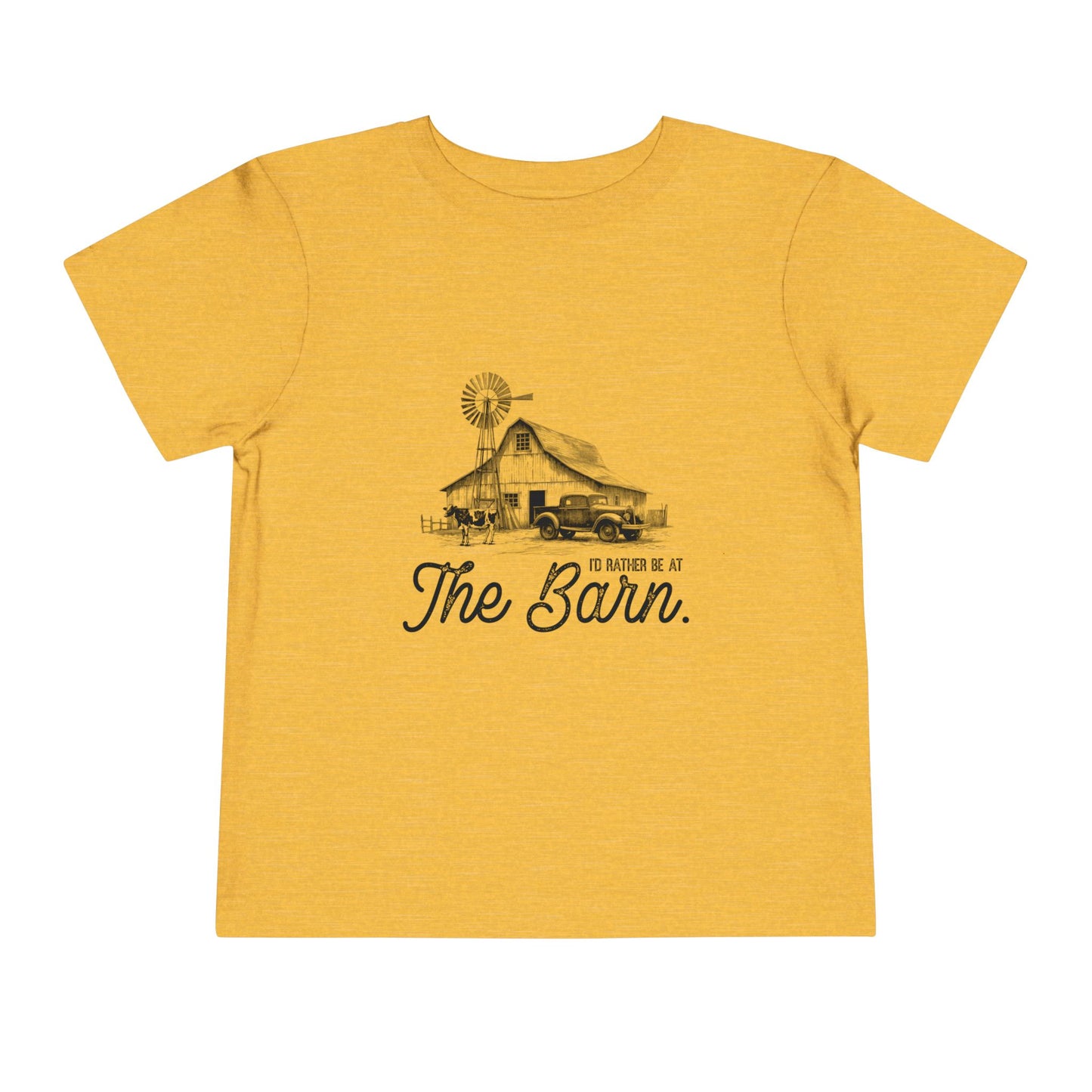 Farm Toddler Tee The Barn I'd Rather Be At