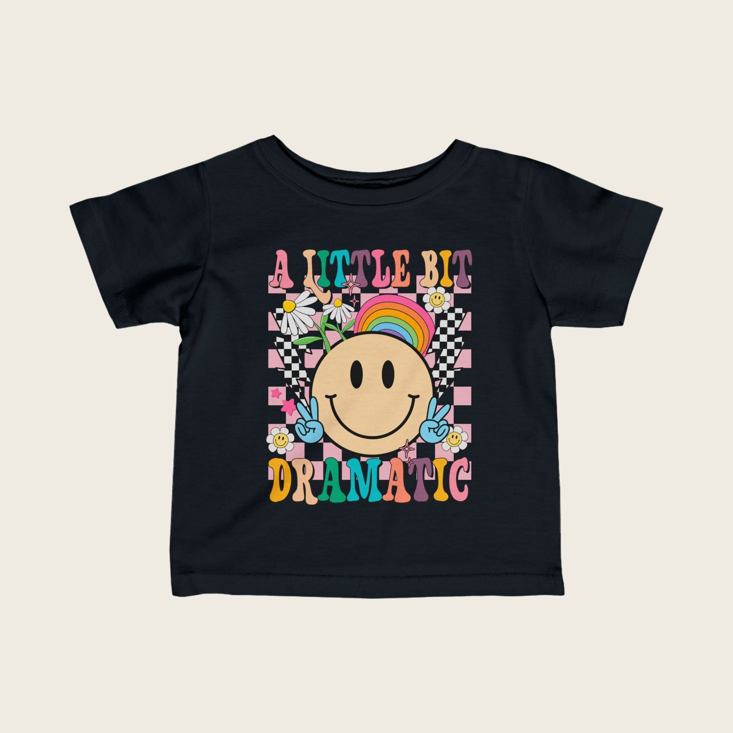 Colorful Infant Tee - A Little Bit Dramatic 02