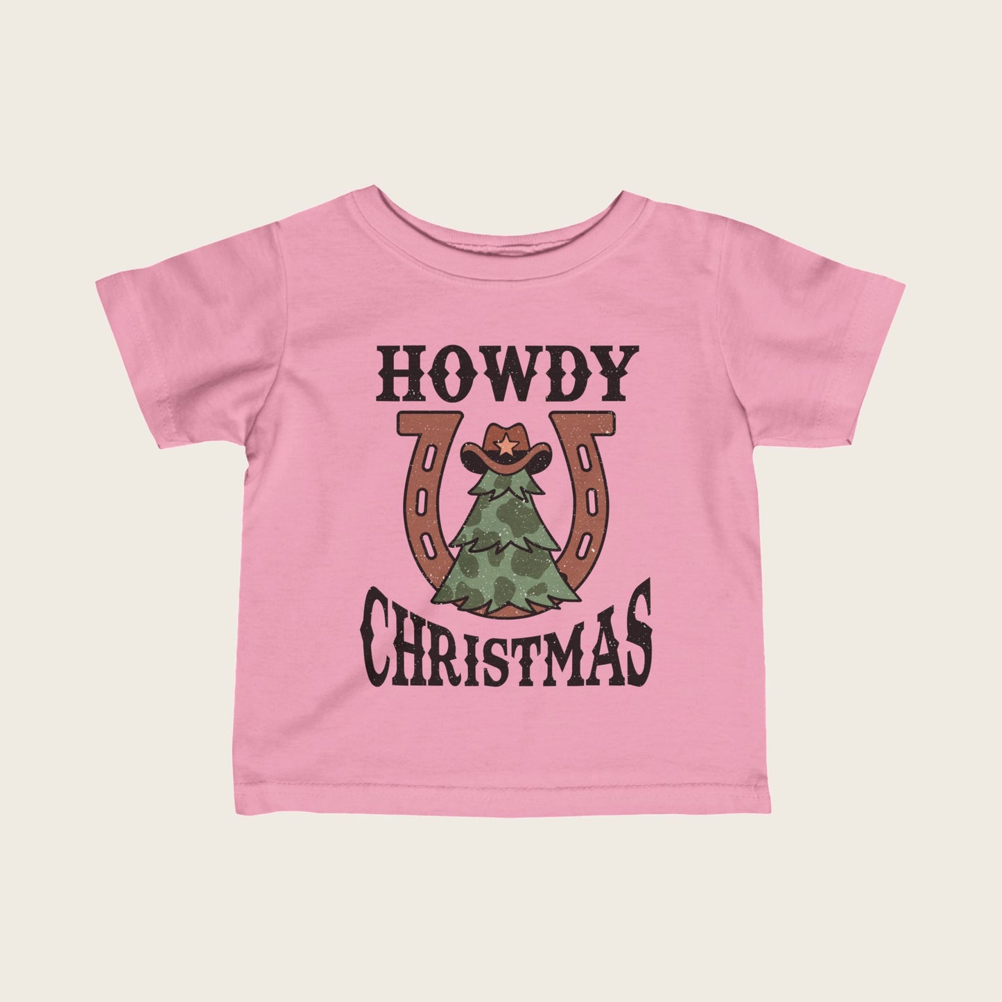 Christmas Infant Tee - Howdy Christmas 03