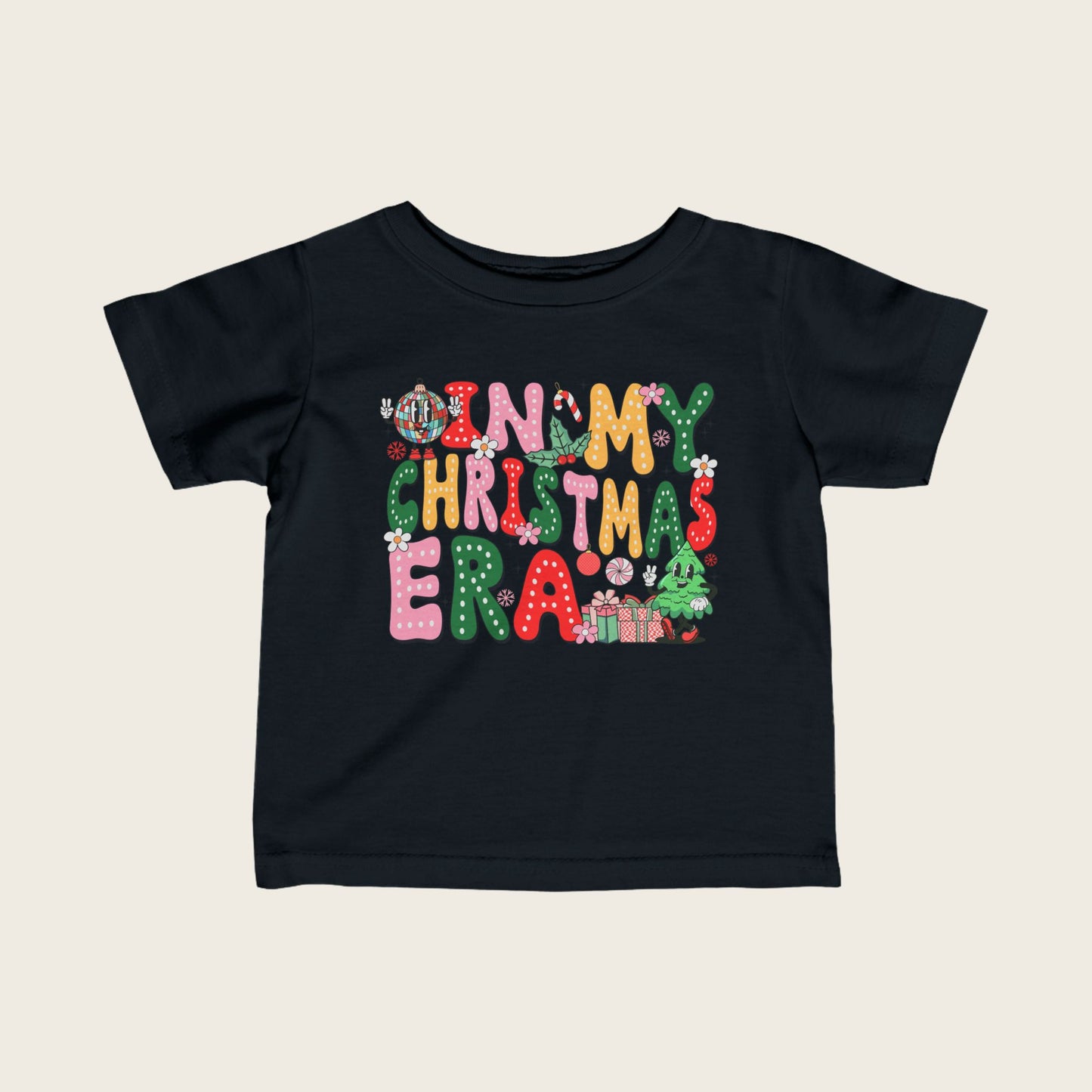 Infant Tee - Christmas Colourful Design