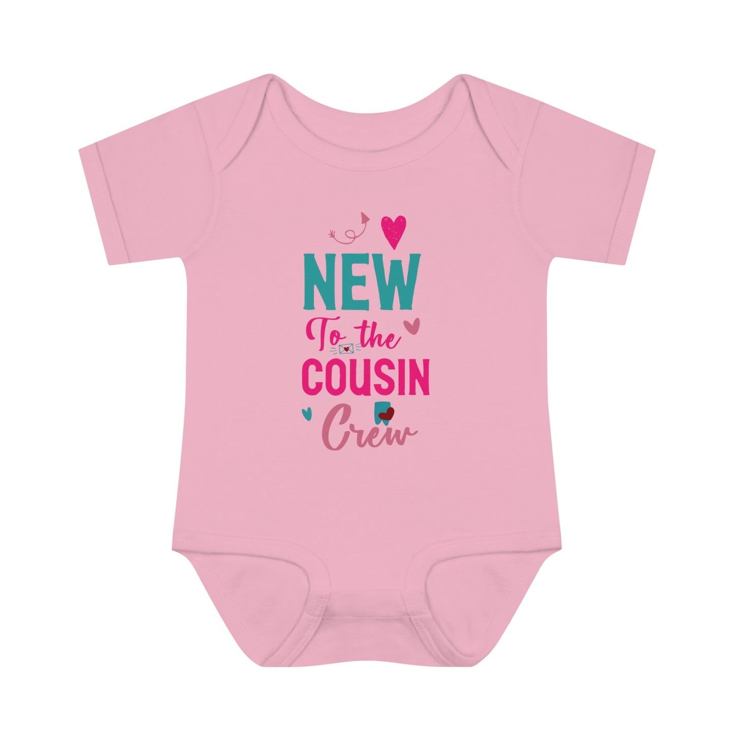 Baby Bodysuit - 'new to the cousin crew' Design xxs02