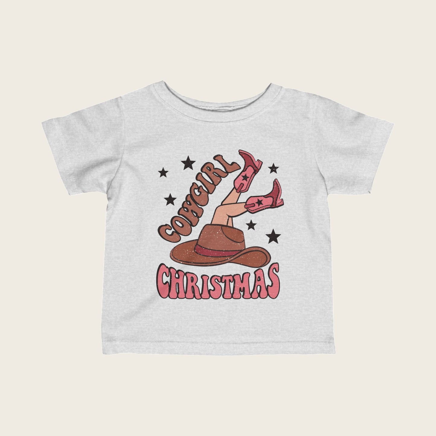 Christmas Infant Tee - Cowgirl Christmas