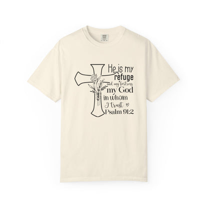 Comfort Colors® Christian Shirt Cross Shirt Every Morning Bible Verse Shirt Religious Women Gift Faith Tee Christian Gifts JesusTee 91:2