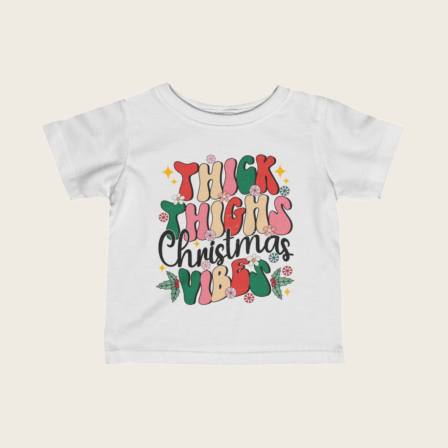 Infant Tee - Thick Things Christmas Vibes