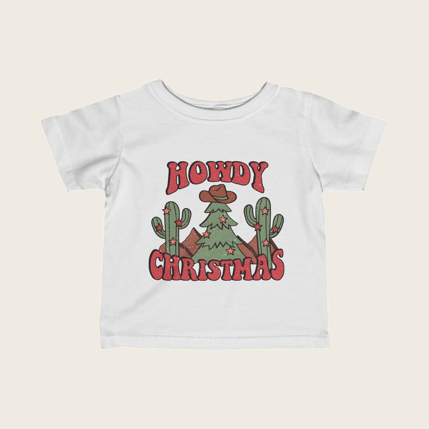 Christmas Infant Tee - Howdy Christmas 02