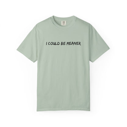 I Could Be Meaner Soft but Strong Retro Mental Health Quote Shirt | Comfort Colors® Empowerment Tee Therapy Gift for Women