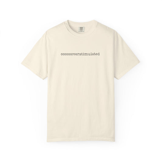 Oooooverstimulated Comfort Colors® Tshirt Soft Retro Tee Weirdcore Funny Gen Z Gift For Mom Cowboy Frog Shirt Unhinged TShirt Gift