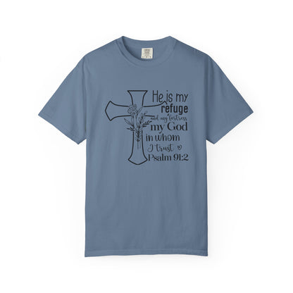 Comfort Colors® Christian Shirt Cross Shirt Every Morning Bible Verse Shirt Religious Women Gift Faith Tee Christian Gifts JesusTee 91:2