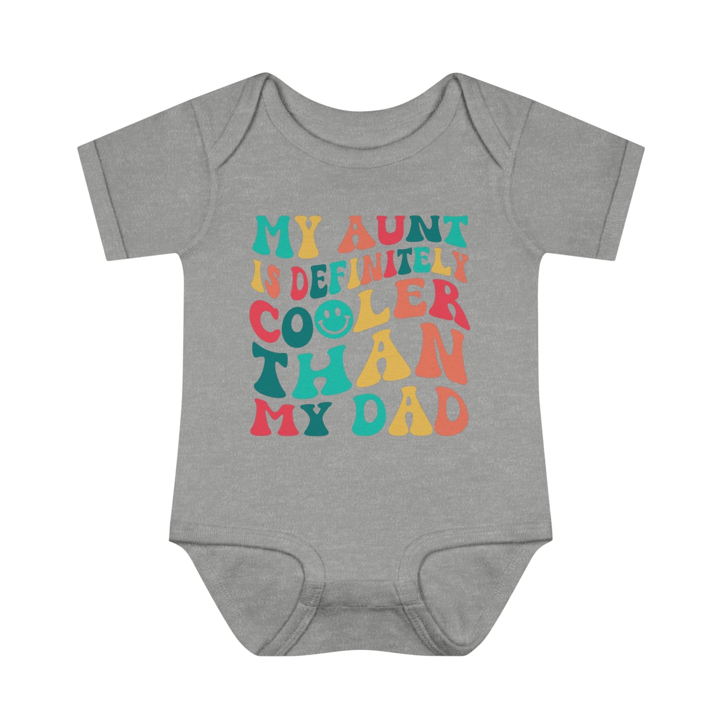 Infant Bodysuit - My Aunt Is Definitely Cooler Than My Dad XXS03