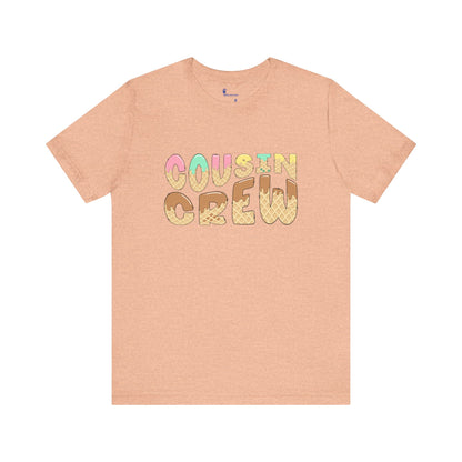 Copy of Donut Cousin Crew Family Matching Shirt Family Photo Shirt BabyAnnouncement Tee Gift for New Parents Birthday