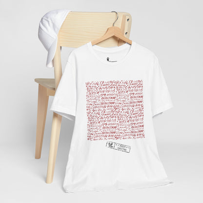 Christmas T-shirt Merry Christmas Letters Writing