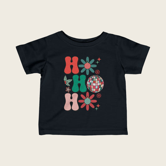 Infant Tee with hohoho Design Trio