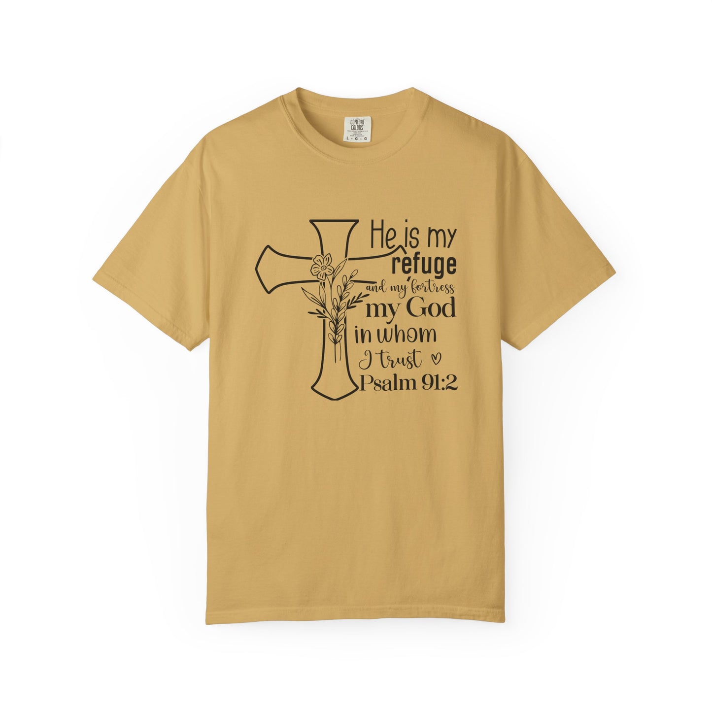 Comfort Colors® Christian Shirt Cross Shirt Every Morning Bible Verse Shirt Religious Women Gift Faith Tee Christian Gifts JesusTee 91:2