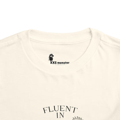 Farm Toddler Tee Fluent In Fowl Language
