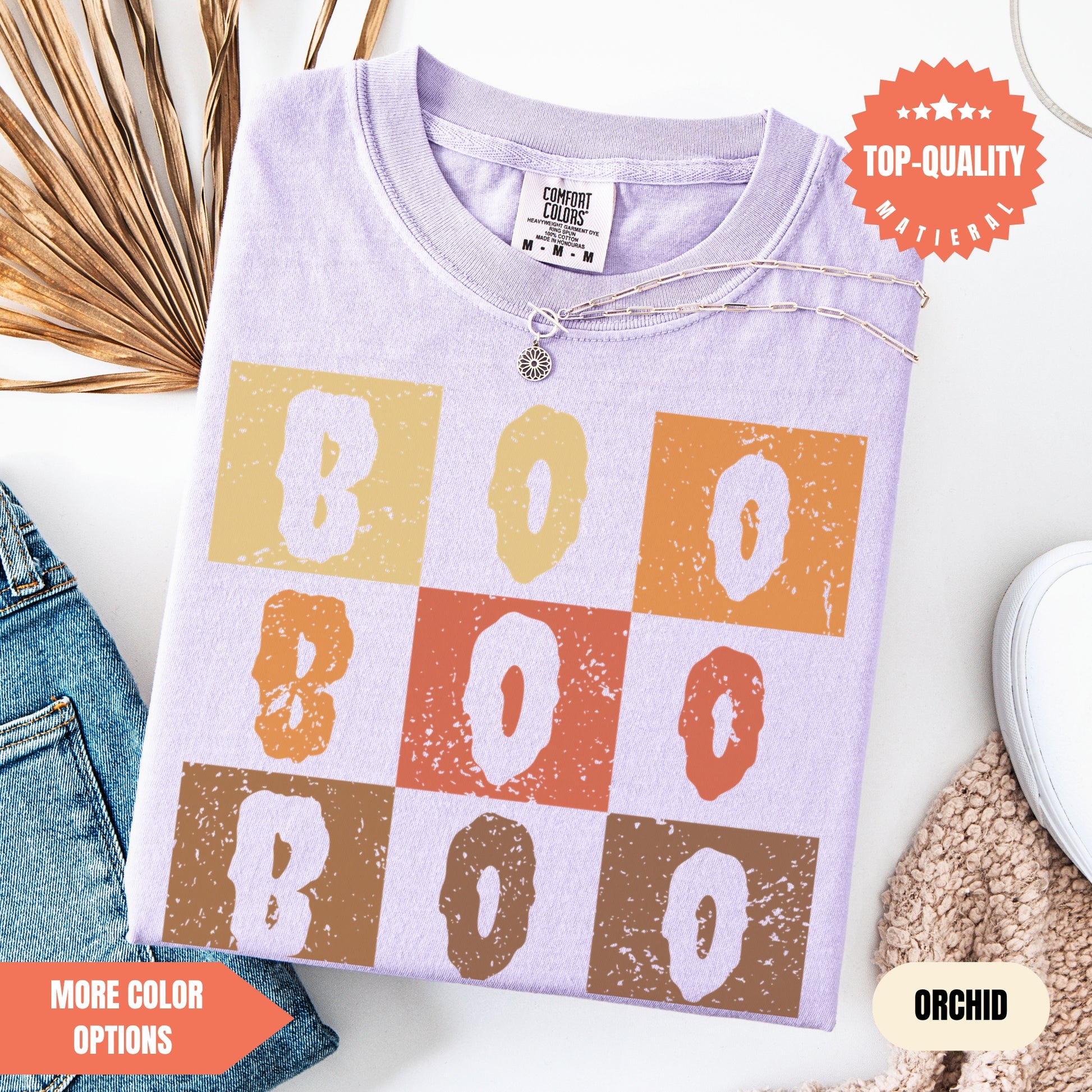 a t - shirt with the words boo boo on it