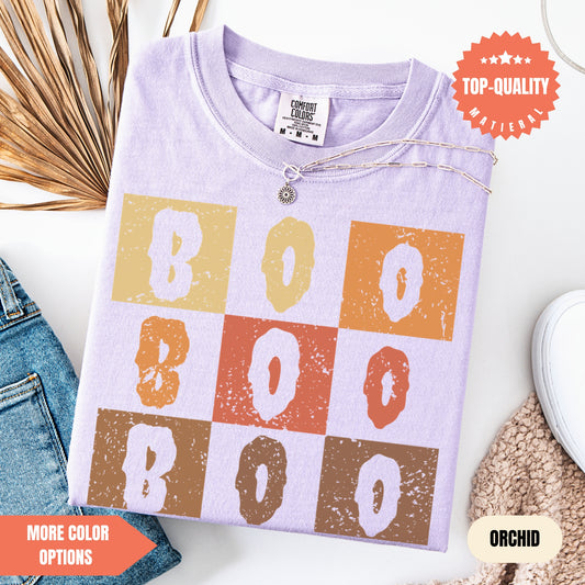 a t - shirt with the words boo boo on it