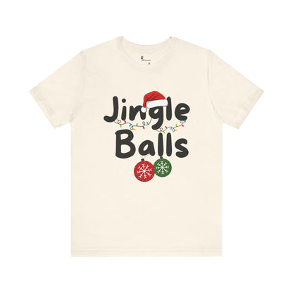 Christmas Couple Funny T-Shirt Jingle Balls XXS02