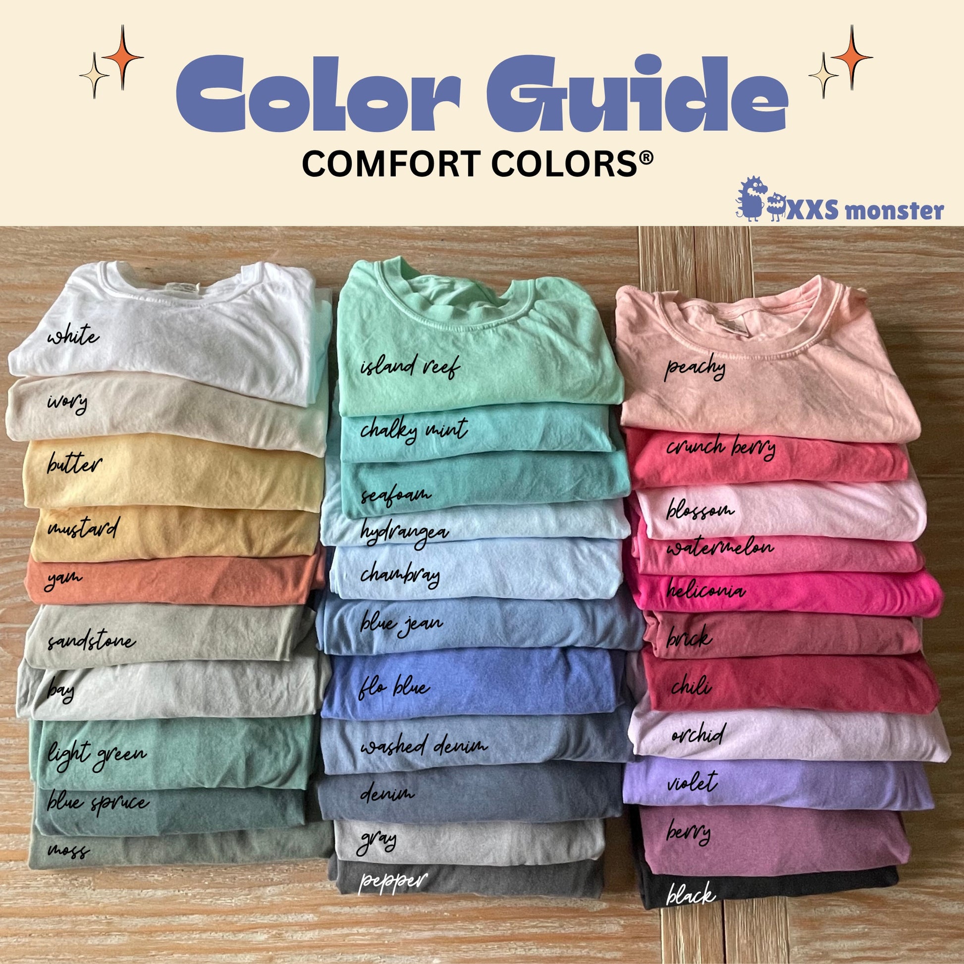 a bunch of shirts that are sitting on a table