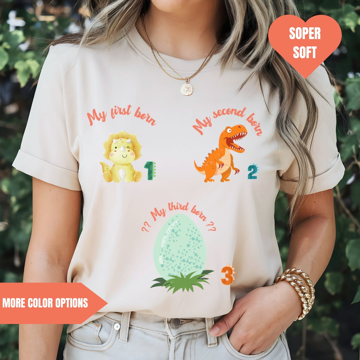 3rd Pregnancy Photo Shooting Shirt For Mama