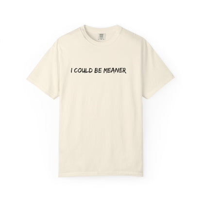 I Could Be Meaner Soft but Strong Retro Mental Health Quote Shirt | Comfort Colors® Empowerment Tee Therapy Gift for Women