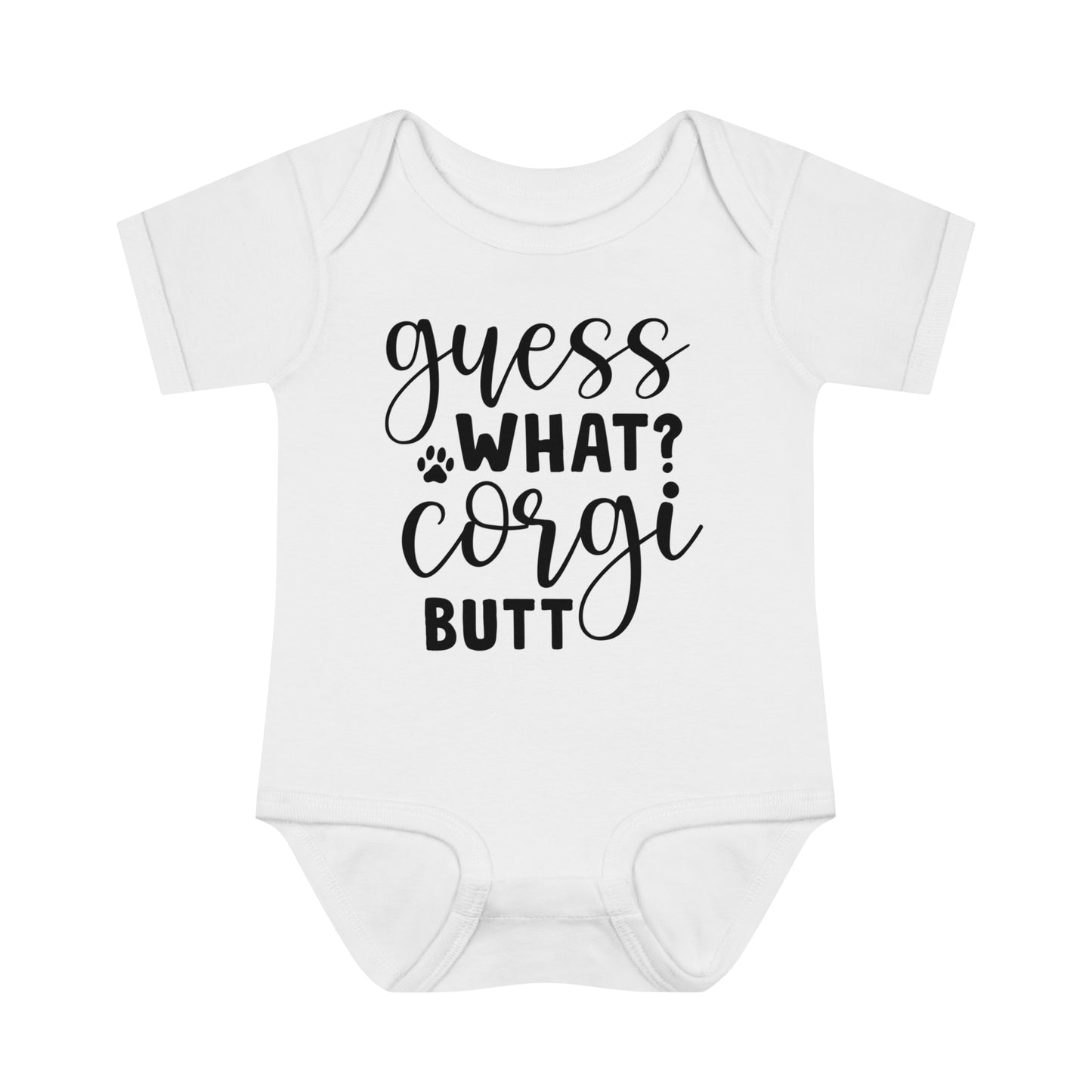 Infant Bodysuit - Guess What Corgi Butt Design