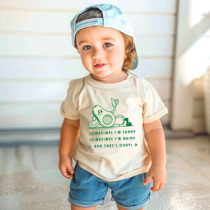 Sunshine and Rain Toddler Short Sleeve Tee