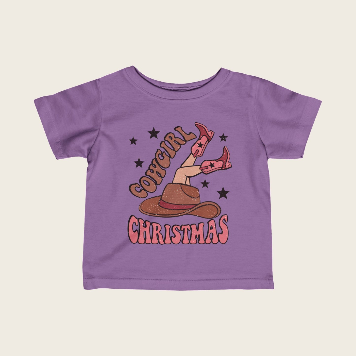 Christmas Infant Tee - Cowgirl Christmas