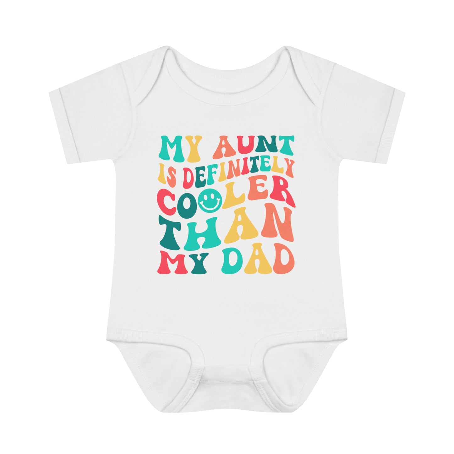 Infant Bodysuit - My Aunt Is Definitely Cooler Than My Dad XXS03