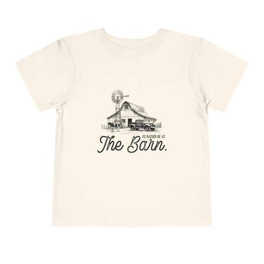 Farm Toddler Tee The Barn I'd Rather Be At