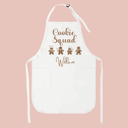 Personalized Name Family Baking Apron Cookie Squad