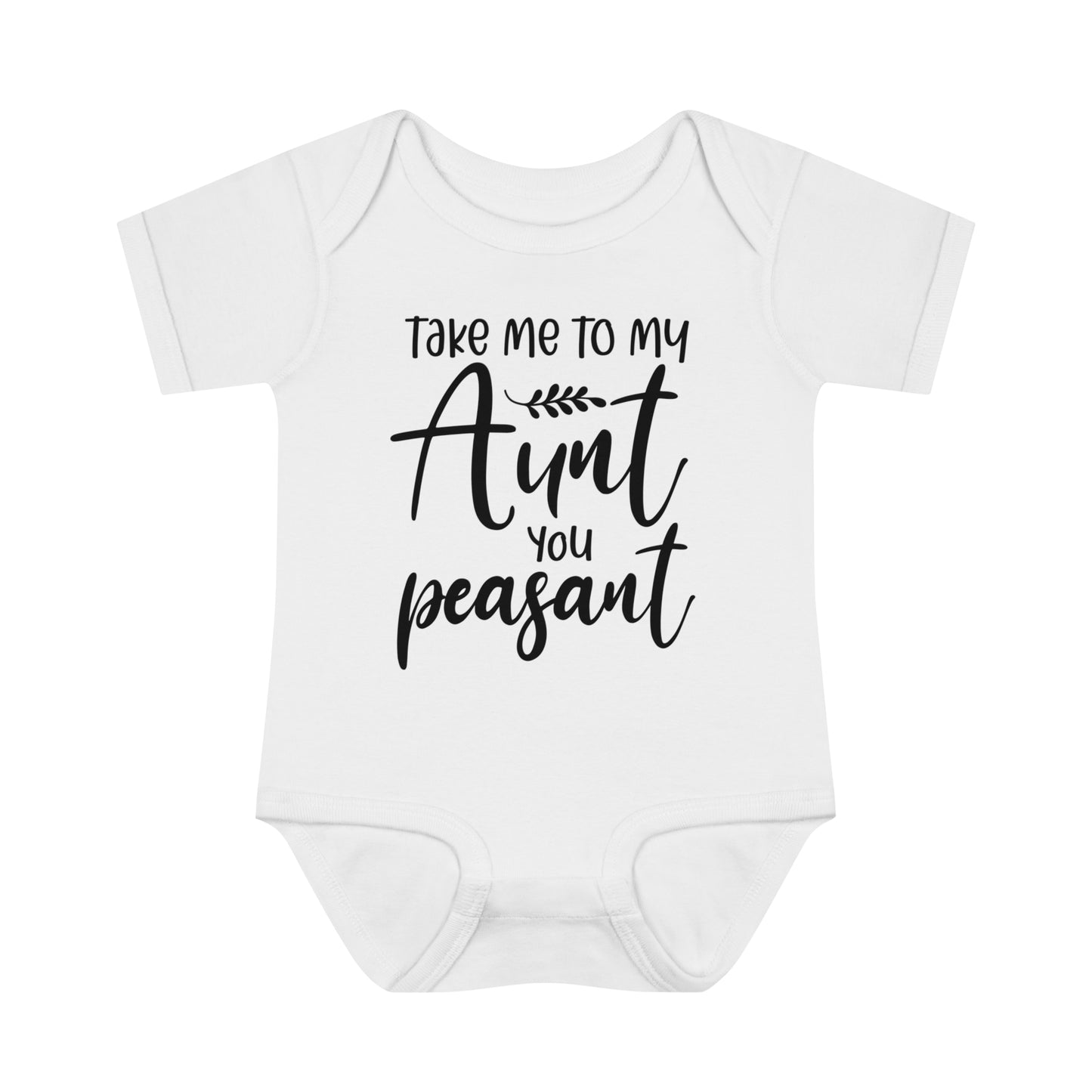 Baby Bodysuit - 'Take Me to My Aunt You Peasant'