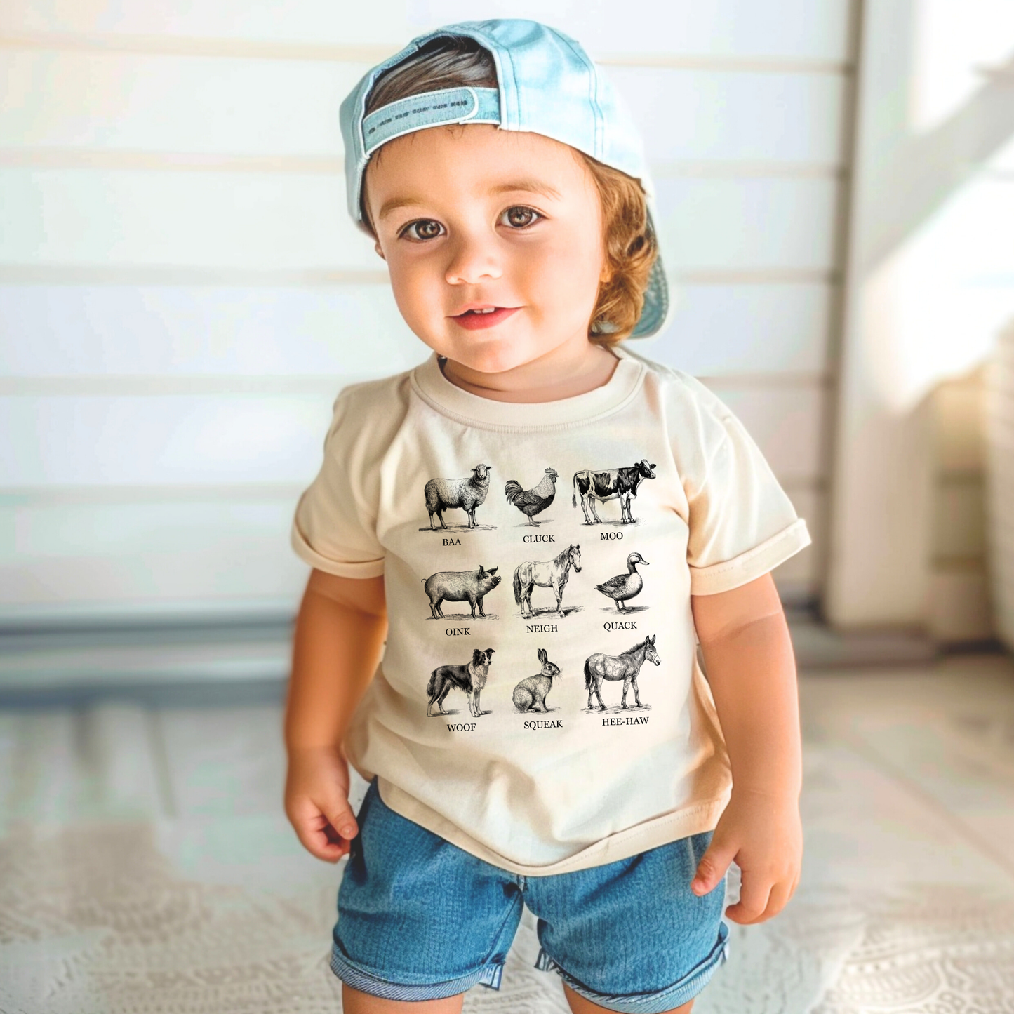 Farm Animals Toddler Tee