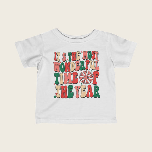 The Most Wonderful Time Of The Year Christmas Infant Tee