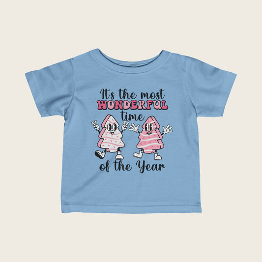 Christmas Infant Tee - This Is The Season Pink03