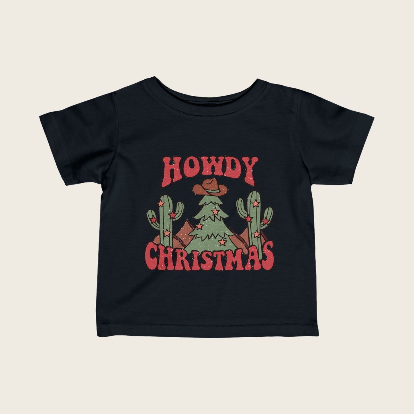 Christmas Infant Tee - Howdy Christmas 02