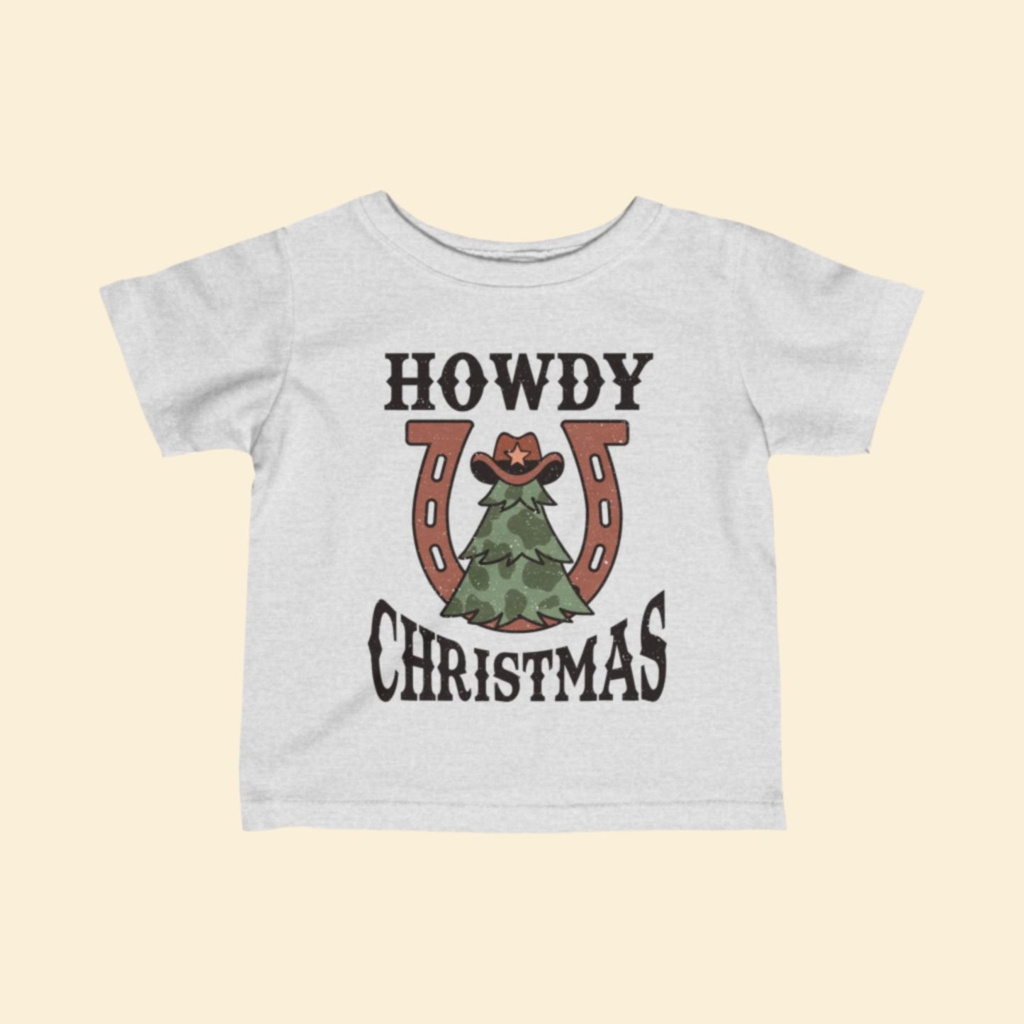 Christmas Infant Tee - Howdy Christmas 03