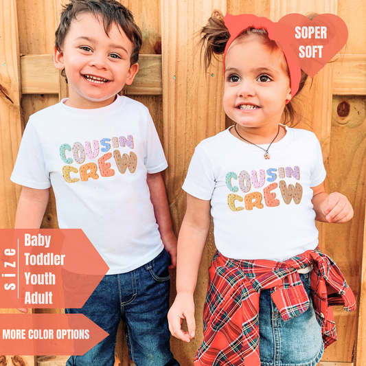 a couple of kids standing next to each other