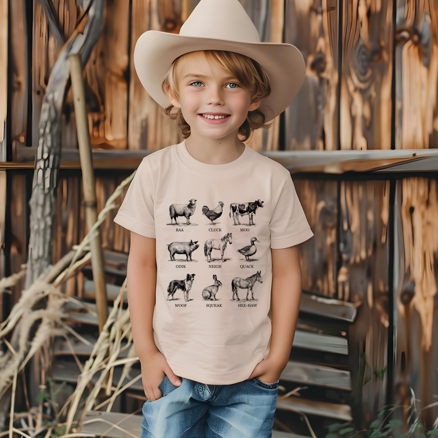 Farm Animals Toddler Tee